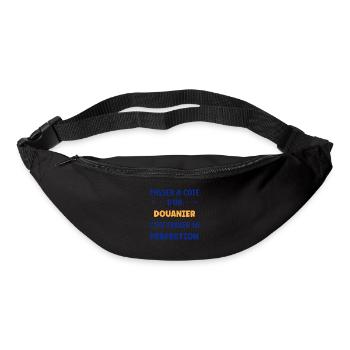 Frôler la perfection avec douanier - Sac banane - noir - Devant
