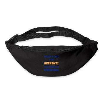 Einen Lehrling verpassen – Perfektion - Gürteltasche - Schwarz - Vorne