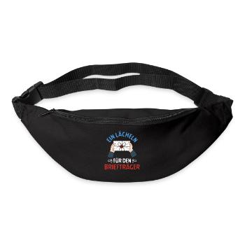 Postmen A SMILE FOR POSTMEN FUNNY - Bum bag - black - Front
