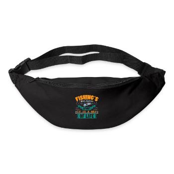 Anglers Fishermen Fishing Sport Fishermen - Bum bag - black - Front