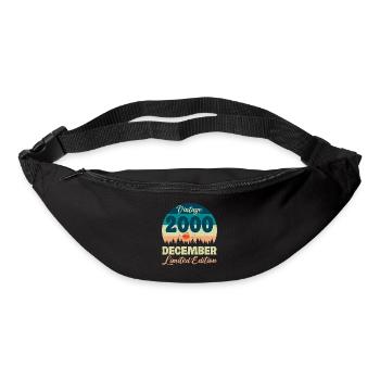 Birthday December 2000 Birthday Gift - Bum bag - black - Front