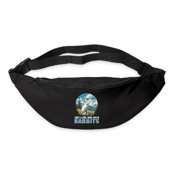 Hasen Hase - Gürteltasche - Schwarz - Vorne