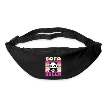 Femme joueuse - Sac banane - noir - Devant