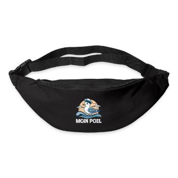 Baltic Sea MOIN POEL Souvenier Seagull Funny - Bum bag - black - Front