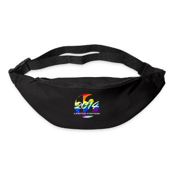 12e anniversaire 2014 cadeau garçons et filles - Sac banane - noir - Devant