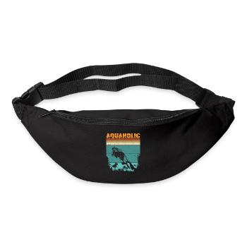 Retro Diver Design Vintage Saying - Bum bag - black - Front