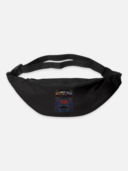 seit 11.11. im Einsatz | Karneval Kostüm - Gürteltasche - Schwarz