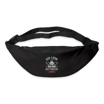 I love my Rottweiler - Bum bag - black - Front