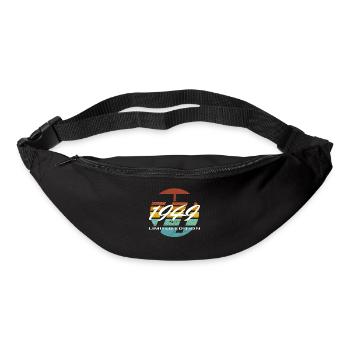 77e anniversaire 1949 cadeau pour hommes et femmes - Sac banane - noir - Devant