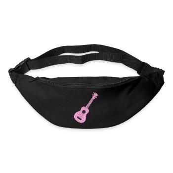 Hawaiian Ukulele Uke Diamonds - Gürteltasche - Schwarz - Vorne