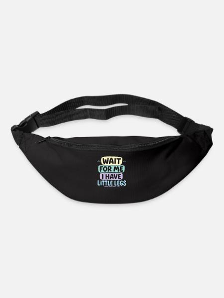 Cute Saying Humor Meme Funny Gift Idea - Bum bag - black
