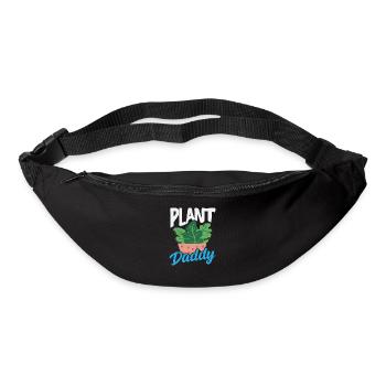 Plant Lover Daddy Plants Succulent Flower - Bum bag - black - Front