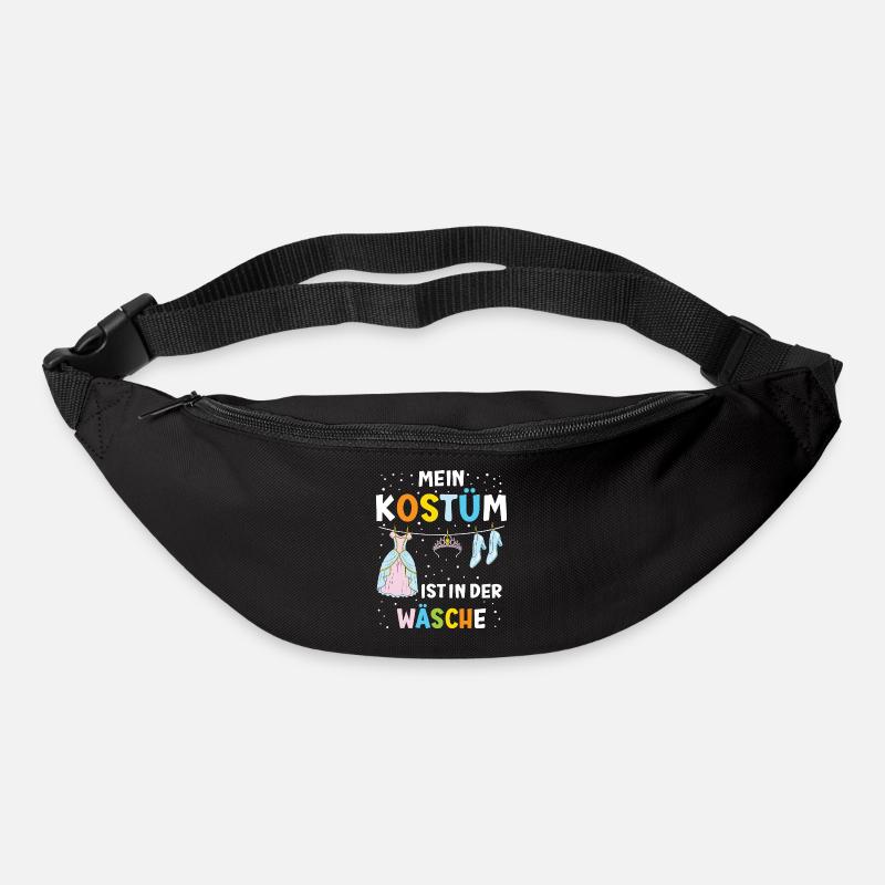 Mon costume est à la buanderie – carnaval drôle - Sac banane - noir