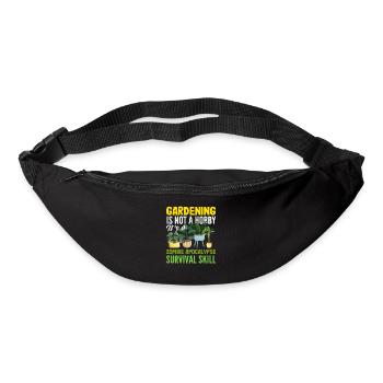 Pflanzenliebhaber Lustig Gartenarbeit Hobby - Gürteltasche - Schwarz - Vorne