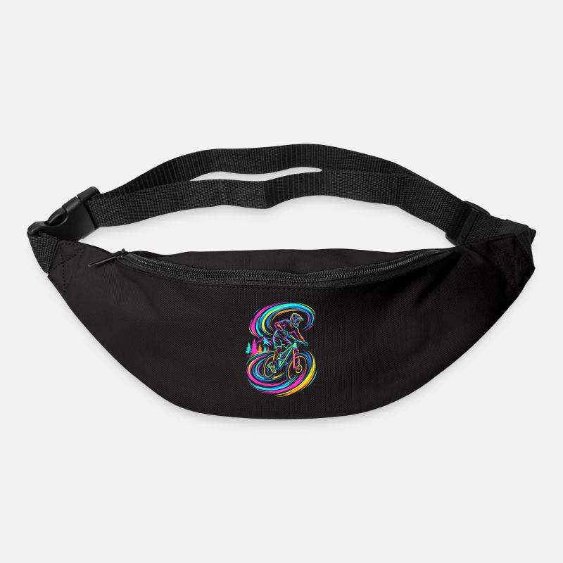 Mountain Biker - Gürteltasche - Schwarz
