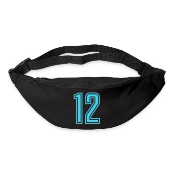 12- - Sac banane - noir - Devant