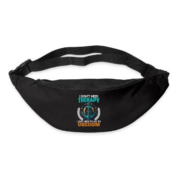 Baltic Sea NEED NO THERAPY ONLY HAS TO BE AFTER - Bum bag - black - Front