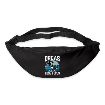 Funny Orca - Bum bag - black - Front