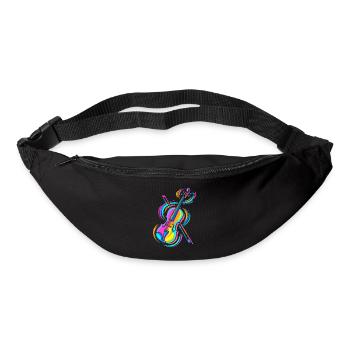 violon - Sac banane - noir - Devant