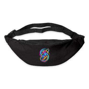 Skateboarder - Gürteltasche - Schwarz - Vorne