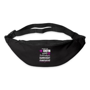 Chefin Zielstrebigen Mannschaft Chefin Geschenke - Bum bag - black - Front