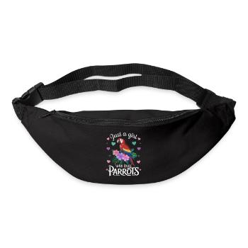 Parrot Lover Funny Saying Tropical - Bum bag - black - Front