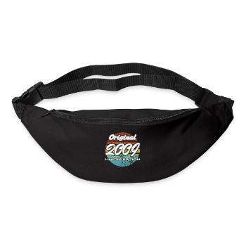 17. Geburtstag 2009 Jungen und Mädchen Geschenk - Gürteltasche - Schwarz - Vorne