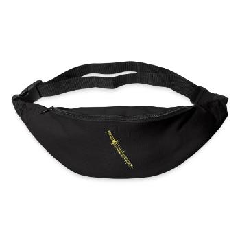 Katana d’Or Samouraï - Sac banane - noir - Devant
