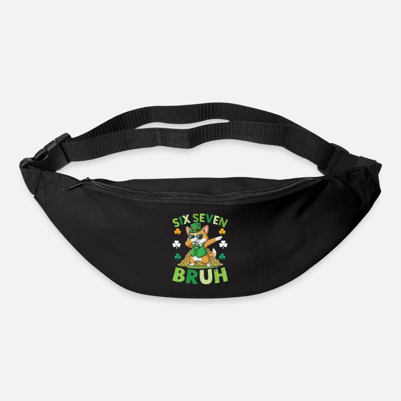 chat Saint-Patrick - Sac banane - noir
