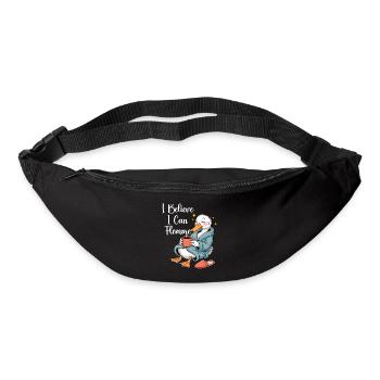 Humor – ich glaube, ich kann Flemme - Gürteltasche - Schwarz - Vorne