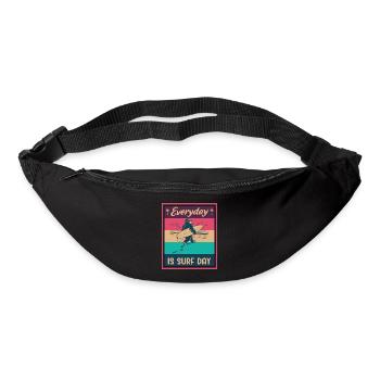 Everyday IS SURF DAY Gorilla Surfer Beach Vibes - Bum bag - black - Front
