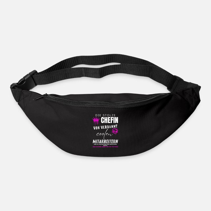 Fier patron d’employés vraiment cool - Sac banane - noir