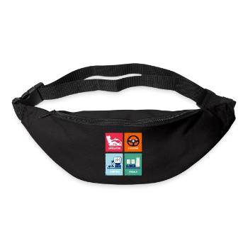 Sim Racing - Bum bag - black - Front