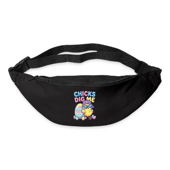 Les filles aiment moi - Sac banane - noir - Devant