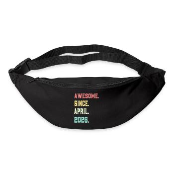 Großartig seit April 2026 - Gürteltasche - Schwarz - Vorne