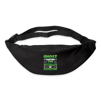 Dicton anglais d’Halloween de Chasseur de Fantômes - Sac banane - noir - Devant