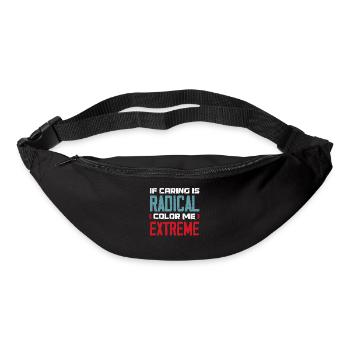 radicalized by fundamental - Bum bag - black - Front