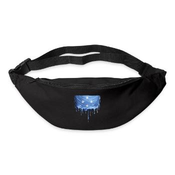 Micronesia Dripping Flag - Bum bag - black - Front