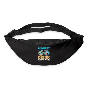 Blame It On The Drink Package Alkohol - Gürteltasche - Schwarz - Vorne