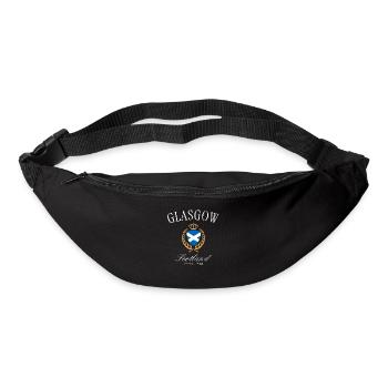 Glasgow Scotland Coat of Arms Crown – Travel Souvenir - Bum bag - black - Front