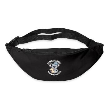 Enthusiasm you can eat tired koala - Bum bag - black - Front