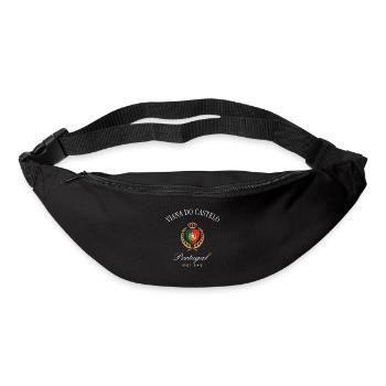 Viana do Castelo Portugal Wappen – Reise Souvenir - Gürteltasche - Schwarz - Vorne