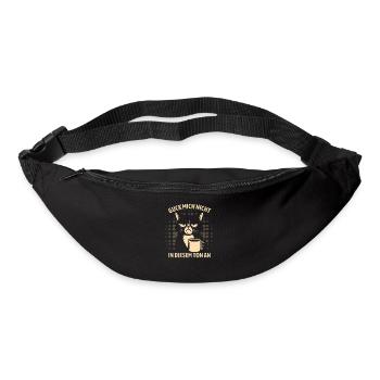 Guck mich nicht in diesem Ton an - Katze - Gürteltasche - Schwarz - Vorne