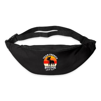 Équipe Bouledogue Français - Sac banane - noir - Devant