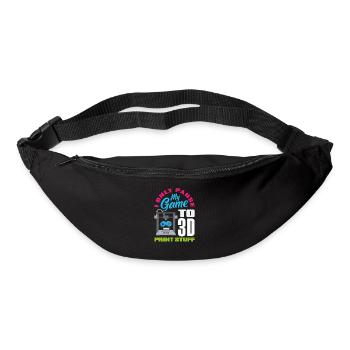 Pausiere Mein Spiel Nur Für 3D Druck Gamer - Gürteltasche - Schwarz - Vorne