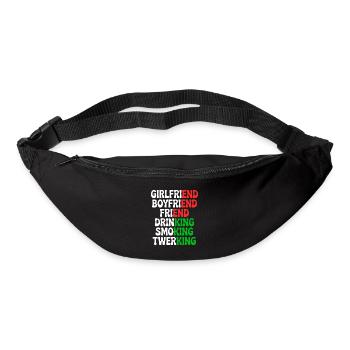Ex petite amie King JGA Single Party Malle - Sac banane - noir - Devant