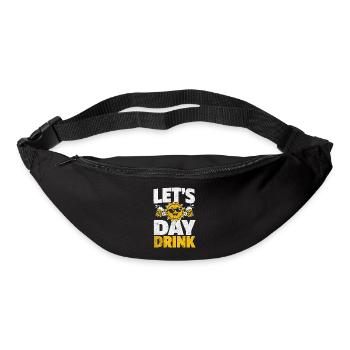 Conception de la chemise de la fête Sun Beer - Sac banane - noir - Devant