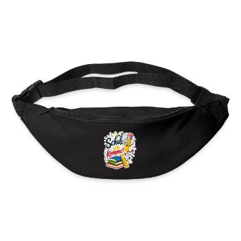 Schulkind 2026 Einschulung 2026 Schulanfang - Gürteltasche - Schwarz - Vorne