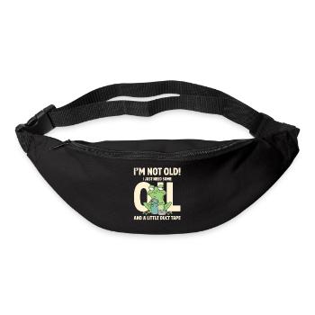 Not Old braucht nur OL und Klebeband - Gürteltasche - Schwarz - Vorne