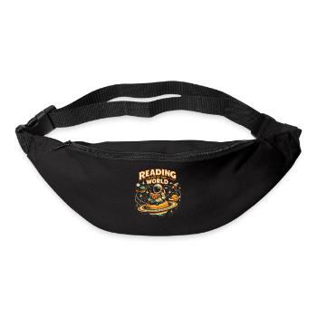 Reading Is Out Of This World Astronaut Retro - Bum bag - black - Front